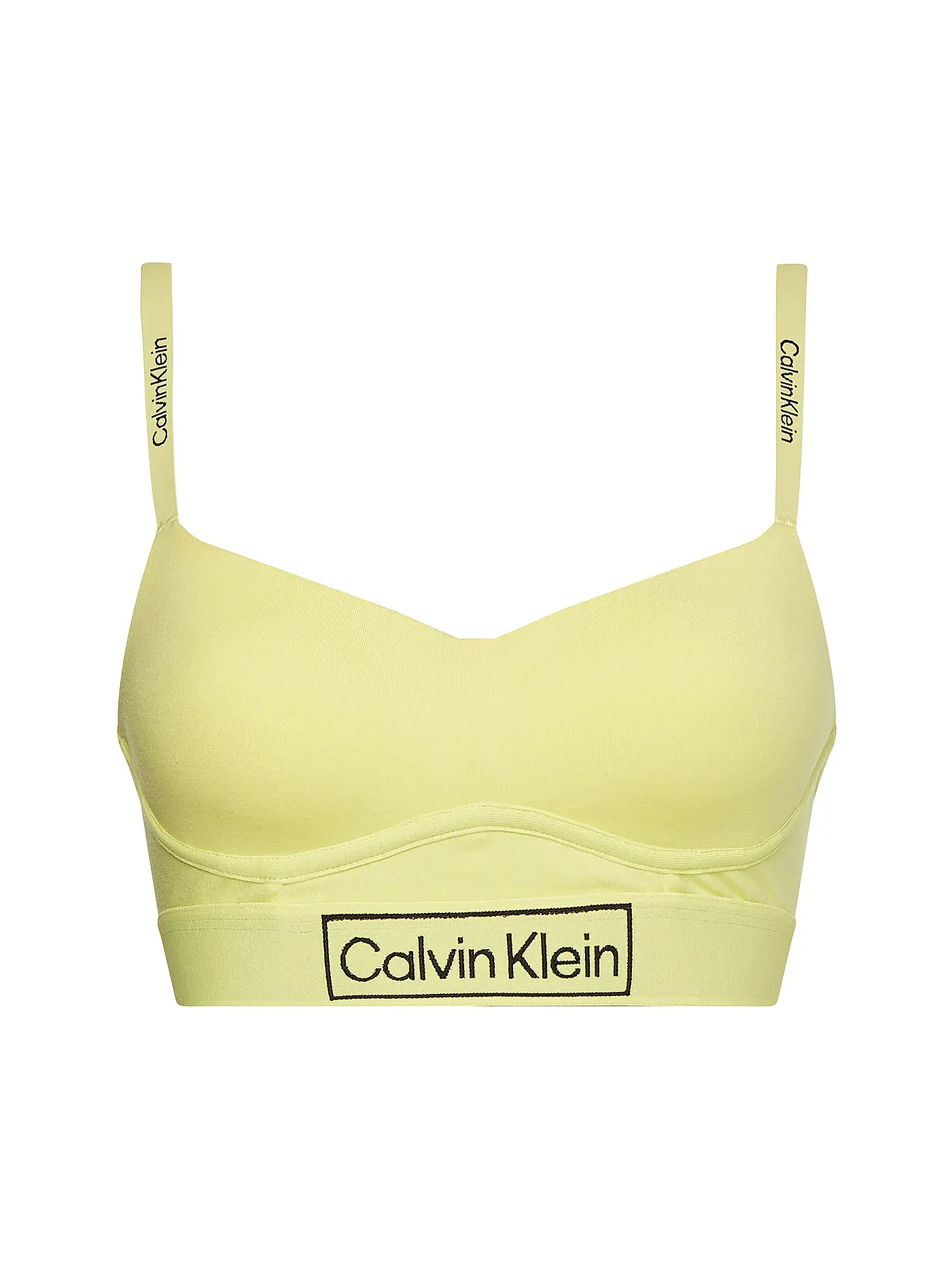 CALVIN KLEIN | Bustier gefüttert green | gelb